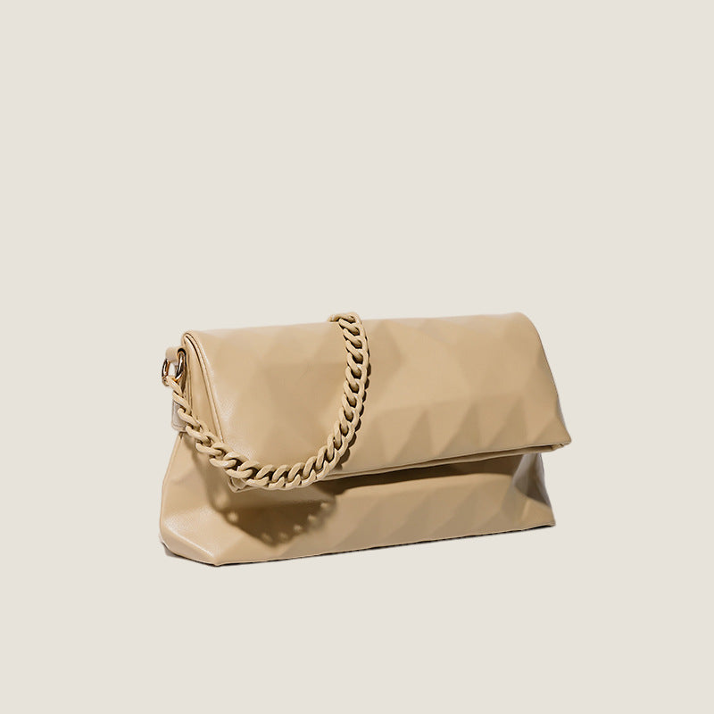 Women's Trendy Geometric Soft Leather Shoulder Bag